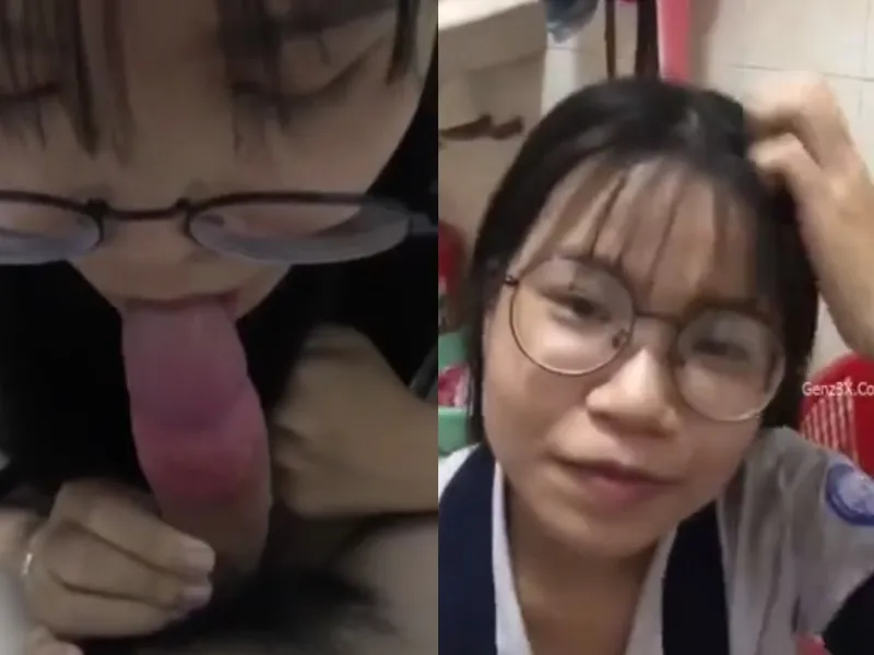 "mày liếm mạnh đi tao sắp ra rồi", em xinh mút chuối cho thằng bạn thân